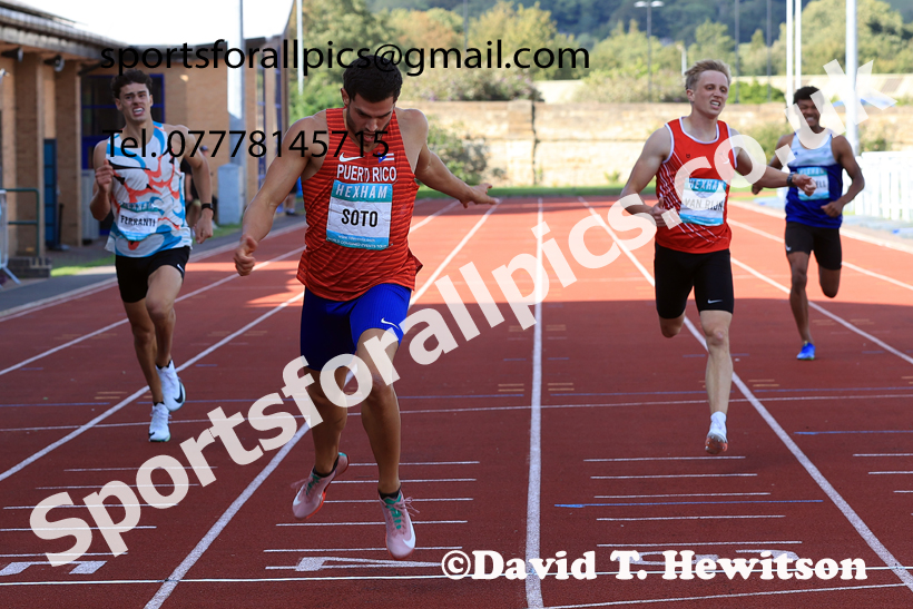 Decathlon 400 metres, 2025 EAP International Combined Events, Hexham, Northumberland.  Photo: David T. Hewitson/Sports for All Pics